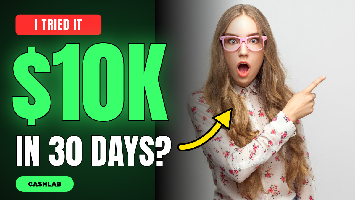 YouTube Thumbnail Template — Money Reaction, Green Pop
