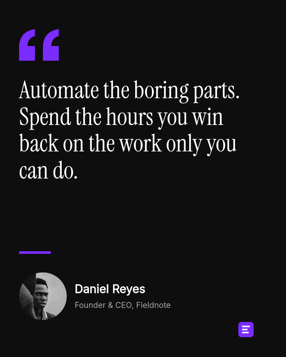 Quote Post Template Set — Mono with Violet Pop, 3 Sizes - Page 1