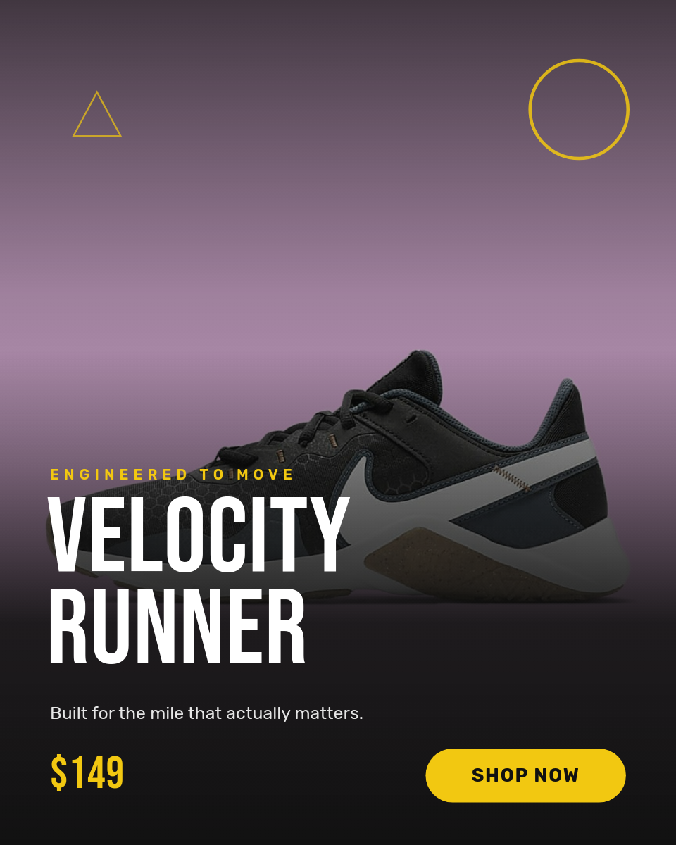 Mustard & Ink Running Shoe Photo-Forward Product Card