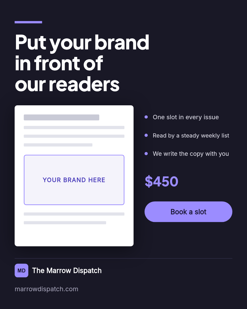 Sponsor slot available post