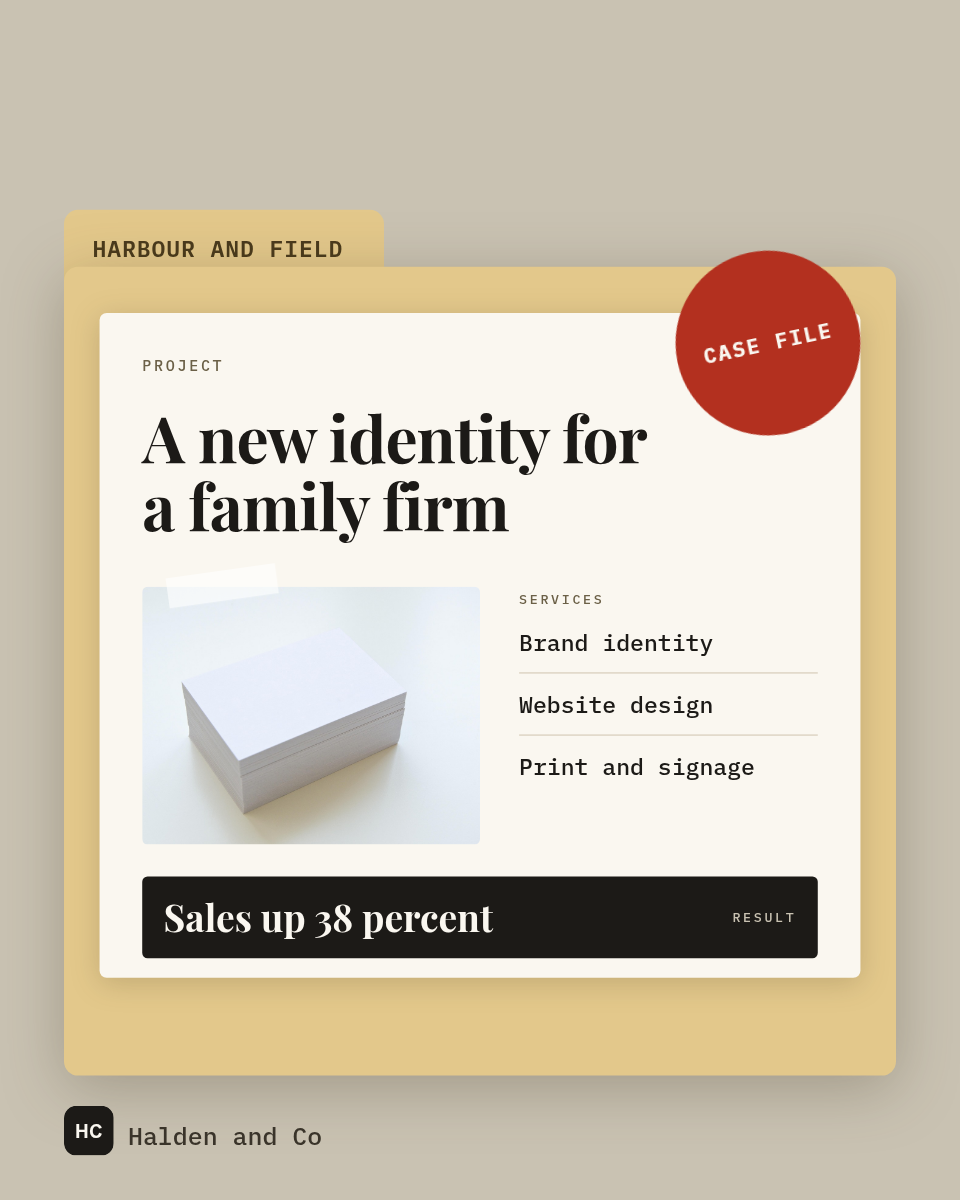Client project dossier post