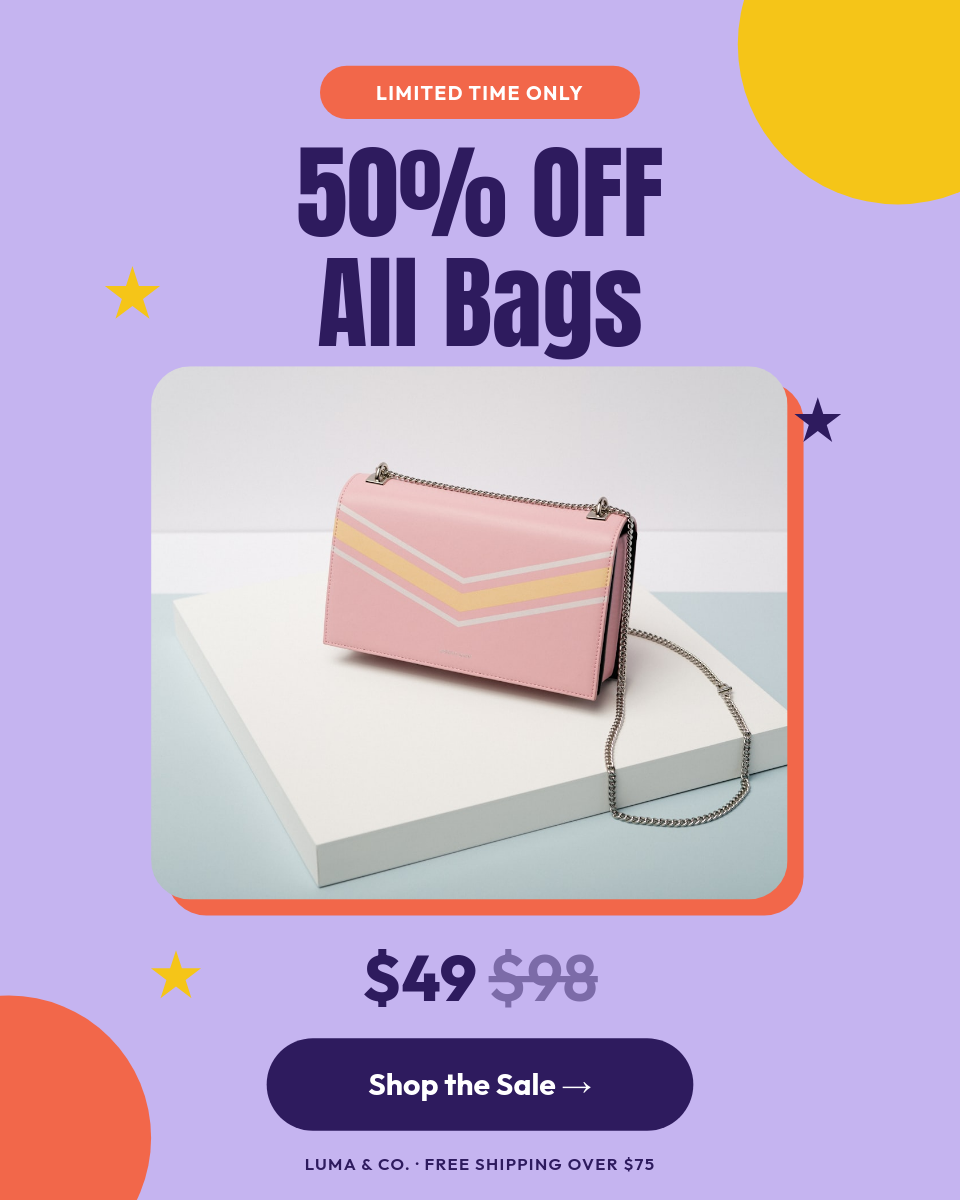 Vibrant Lavender Flash Sale Handbag Product Card