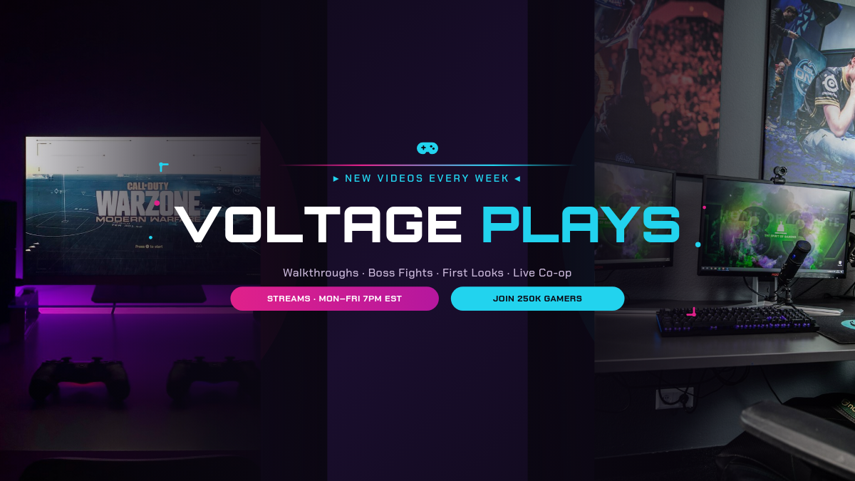 Neon Magenta & Cyan Gaming YouTube Channel Banner