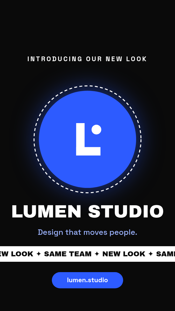 Animated Logo Reveal Story 9:16 — Black, White & Blue