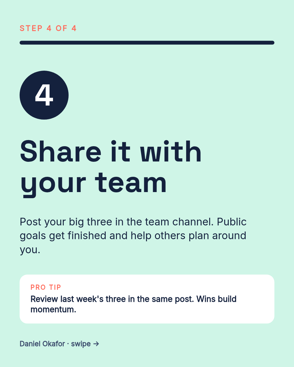 LinkedIn Carousel Template — 4 Steps, Mint & Sky Pastel - Page 5