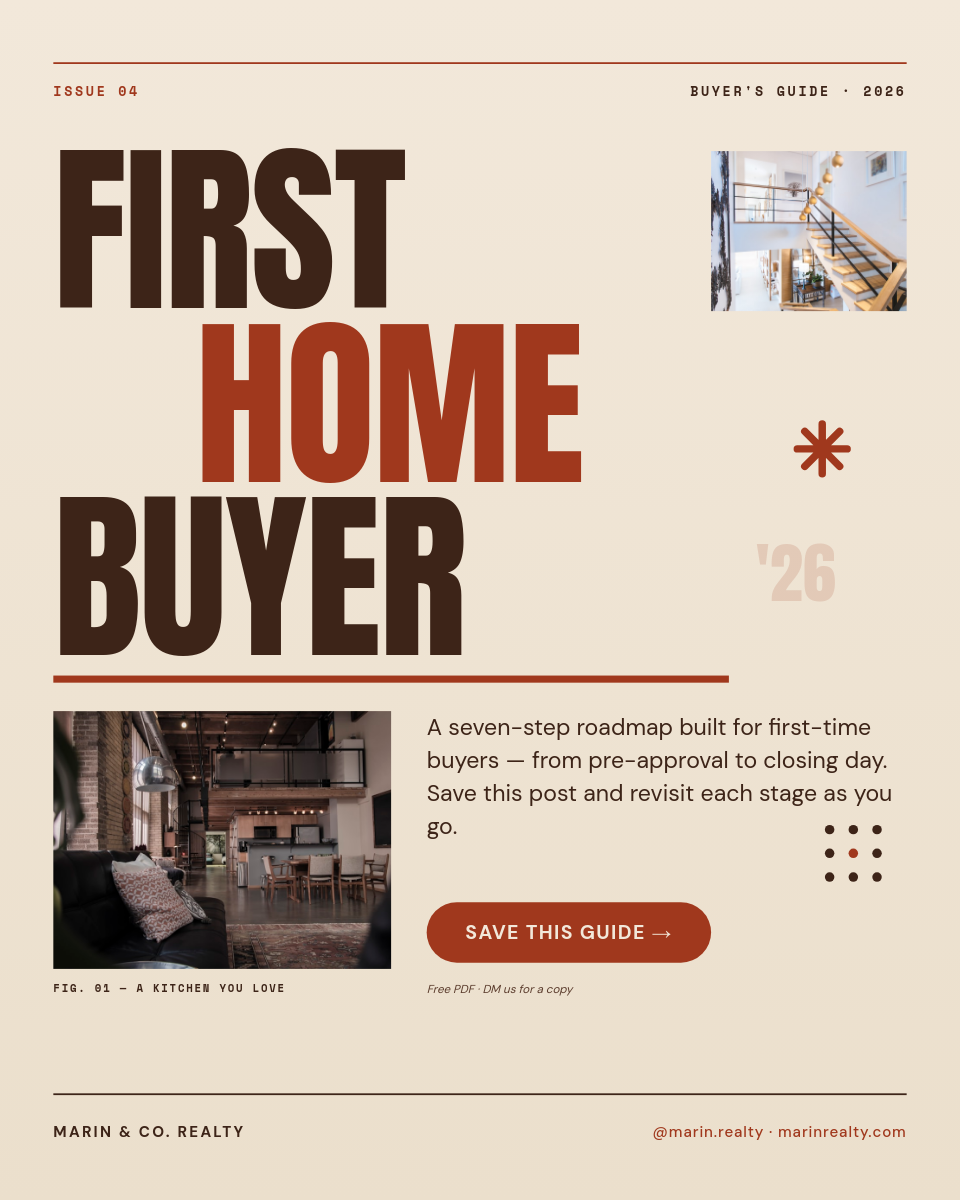 Bold Terracotta Home Buyer Roadmap Editorial Real Estate Post