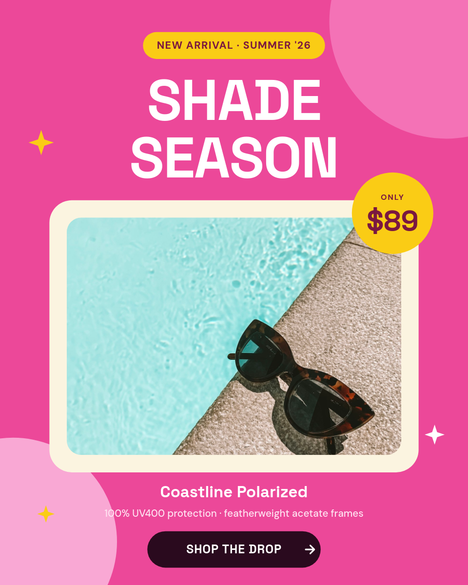 Bold Hot-Pink Summer Sunglasses Product Card