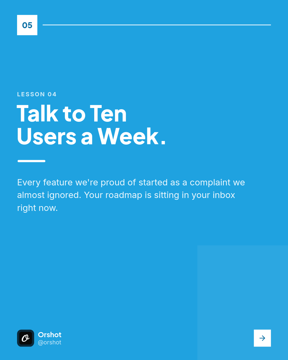 Bright-Blue Founder-Lessons IG Carousel — Plus Jakarta Bold, 7 Slides - Page 5