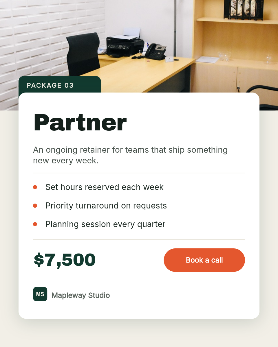 Service packages tier carousel - Page 3