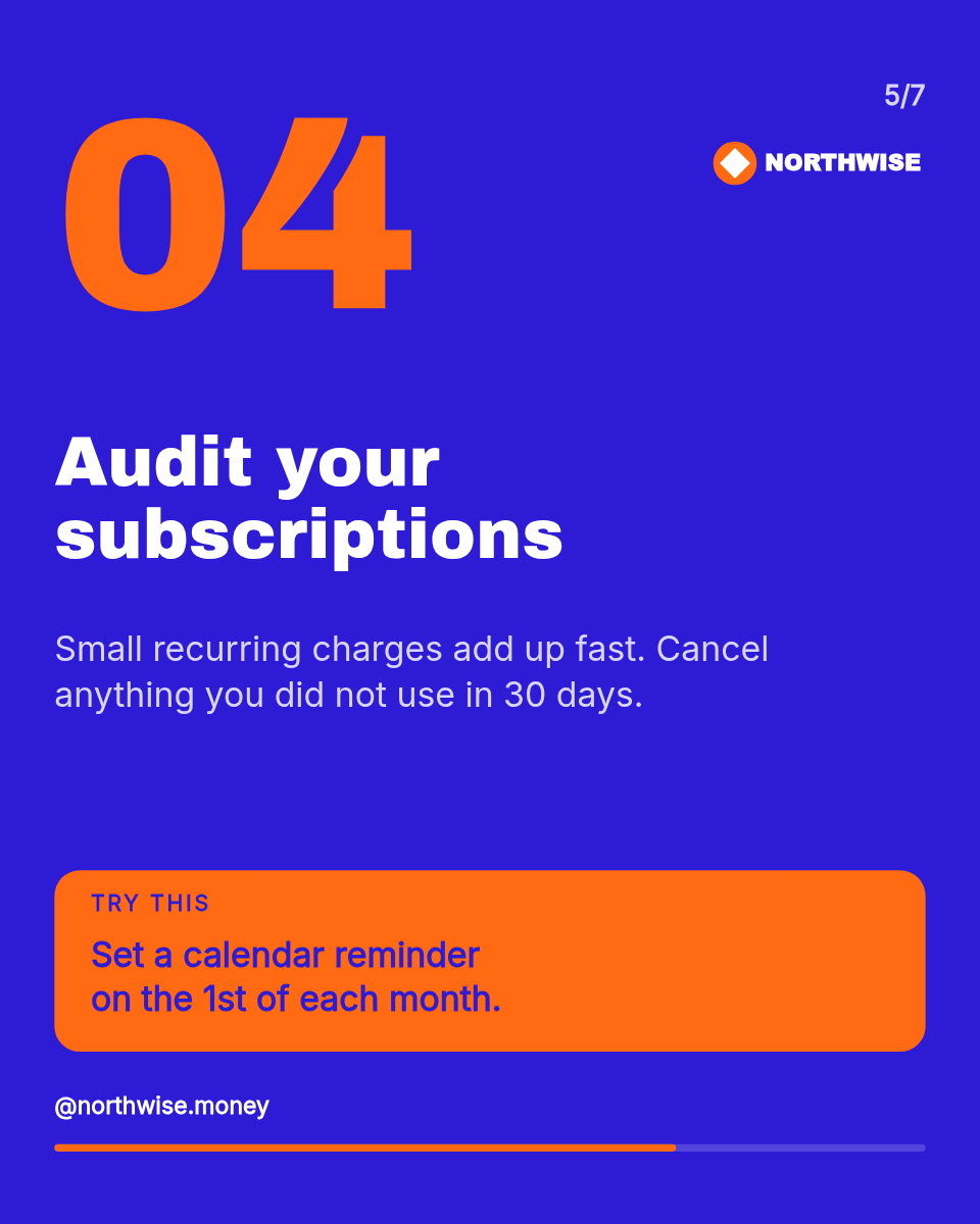Instagram Carousel Template — Money Habits Listicle - Page 5