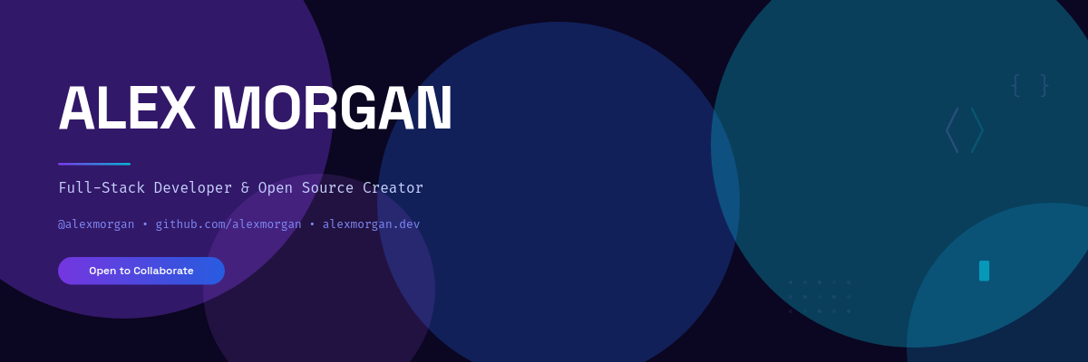 Personal Brand Creator Header — Gradient Mesh