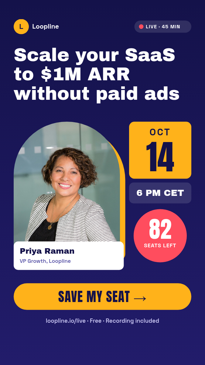 Animated Webinar Promo Story 9:16 — Indigo & Amber