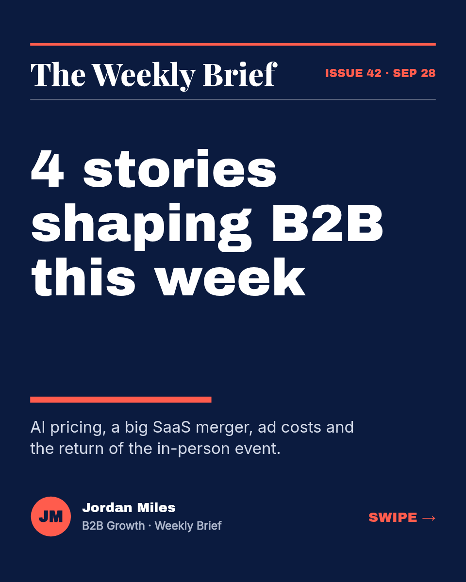 LinkedIn Carousel Template — Weekly Industry News Roundup - Page 1