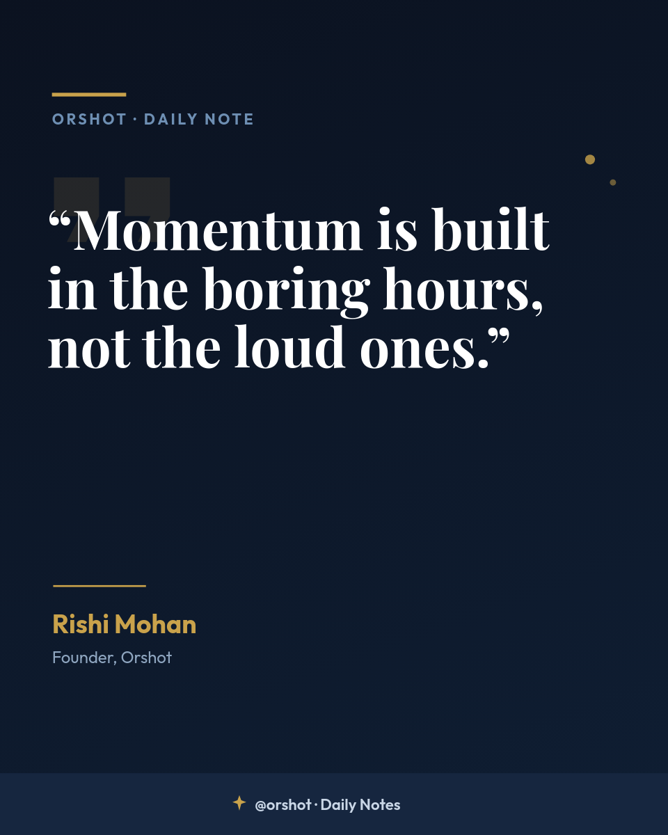Dark Navy & Gold Motivational Quote Card — Giant Playfair Serif, Gold Accent Rule & Author Footer