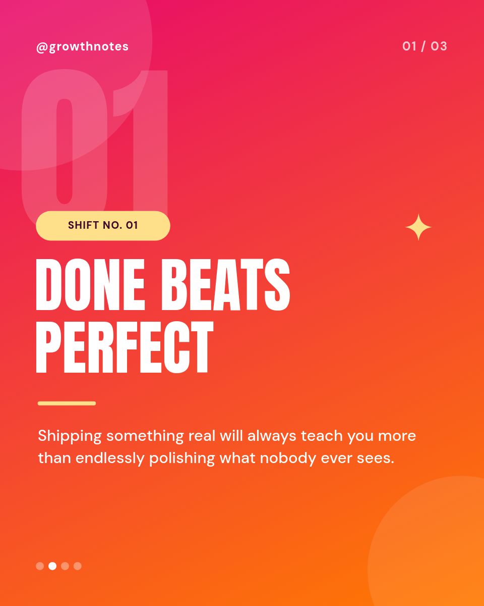 Vibrant Pink-Orange Mindset Shifts Instagram Carousel - Page 2