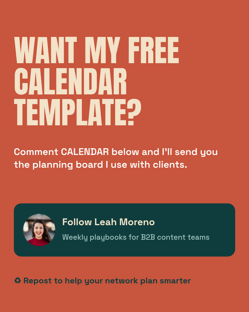 LinkedIn Carousel Template — 5 Steps to a Content Calendar - Page 7