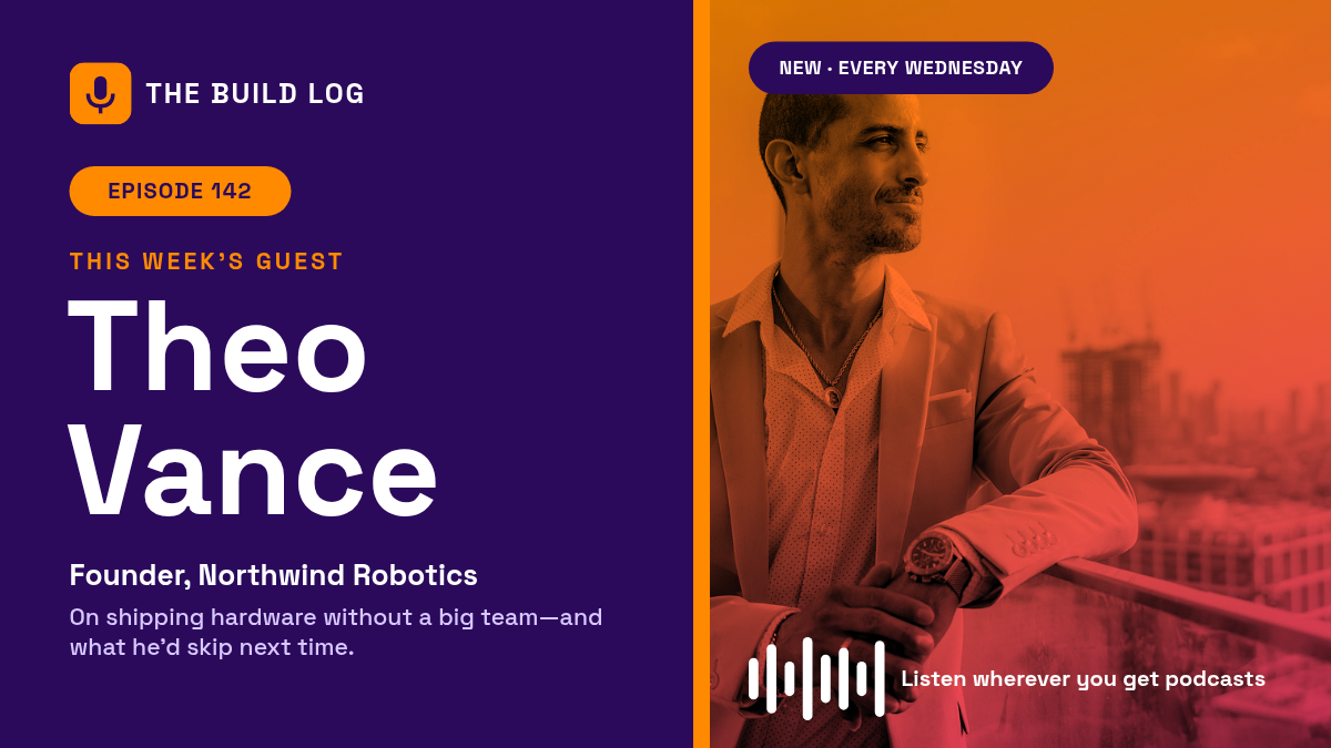 Animated Podcast Guest Intro 16:9 — Purple & Tangerine