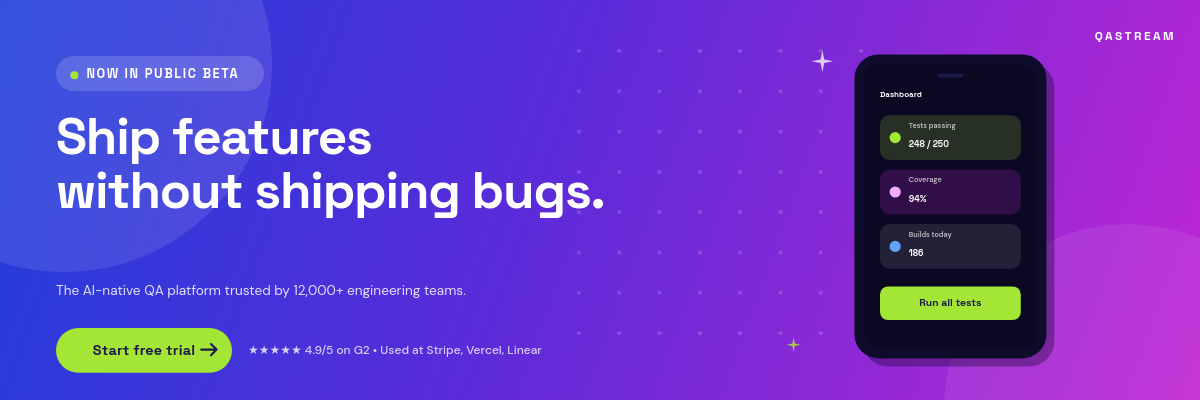 Electric Cobalt to Magenta SaaS Twitter Header with Giant Sans Value Prop and Phone Screen Mockup