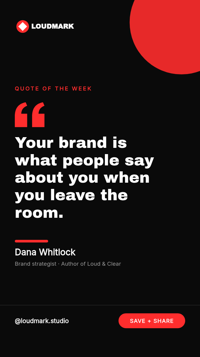 Animated Quote Video 9:16 — Black & Red Typographic
