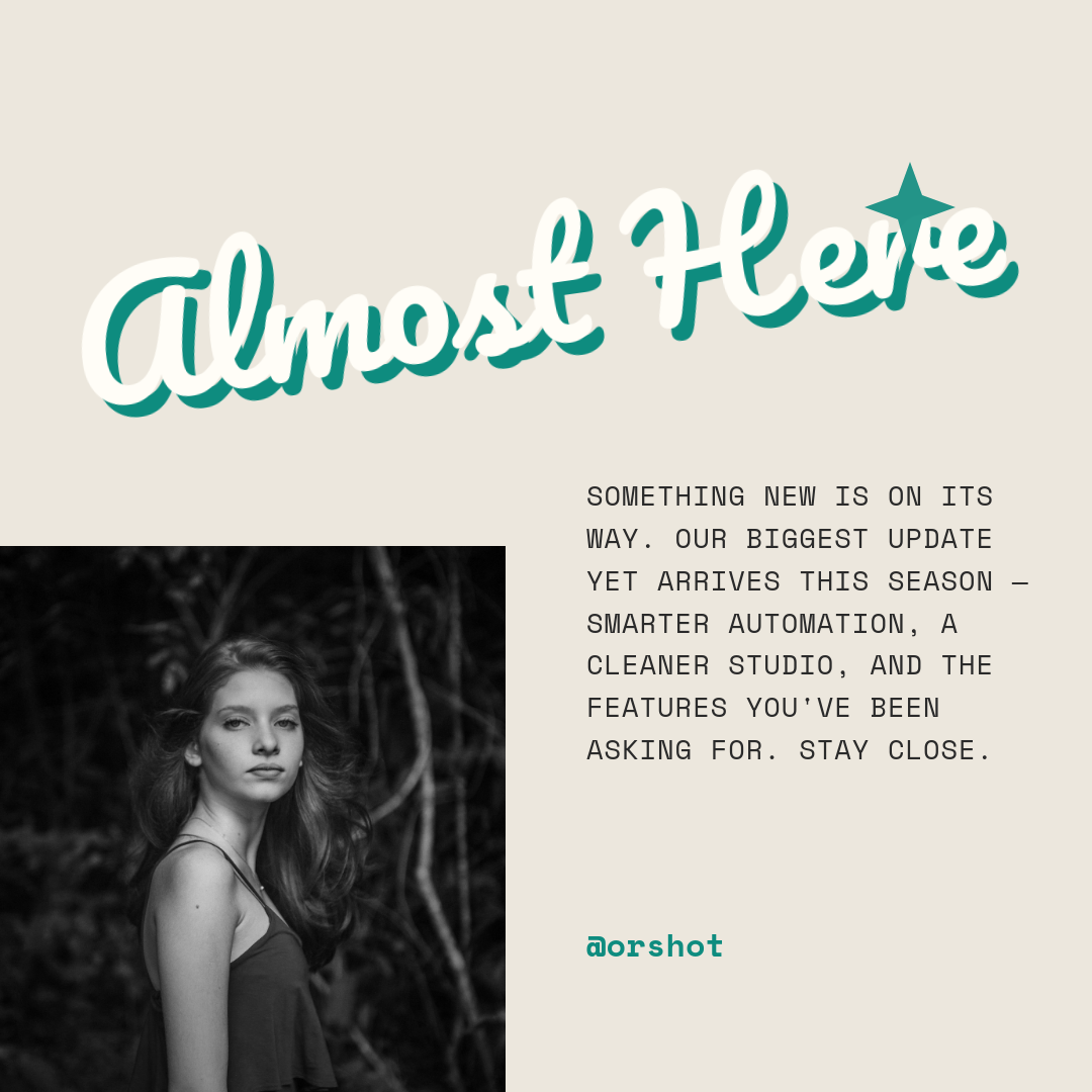 Brush-Script Coming Soon Teaser — Square Announcement