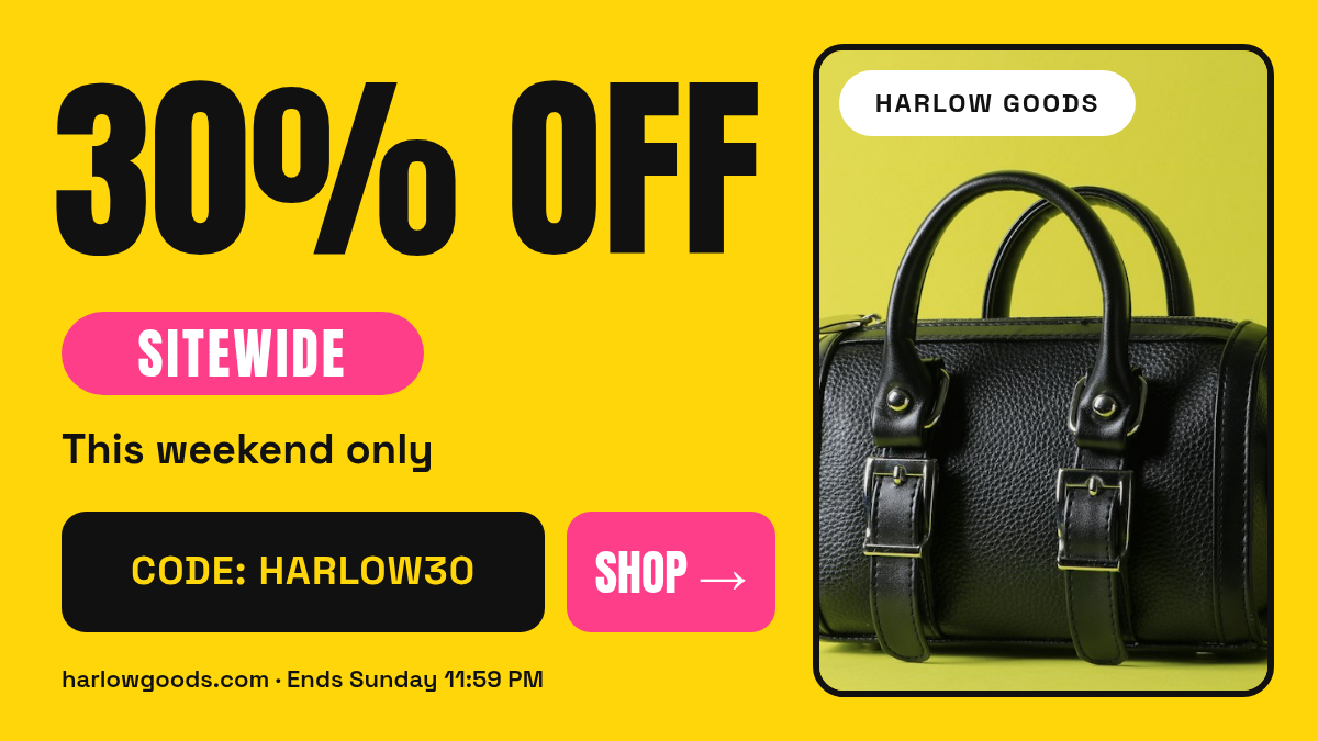 Sitewide Sale Ad Set — IG, Story, Pinterest, X, Yellow Pop - Page 4