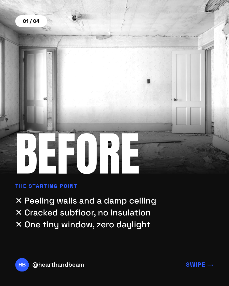Instagram Carousel Template — Room Makeover Before & After - Page 2