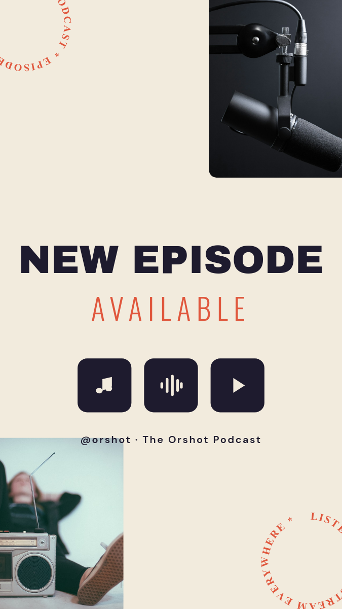New Podcast Episode Announcement Story (Cream & Tomato)