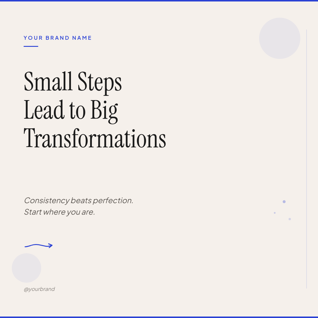 Editorial Brand Insight Typography Card