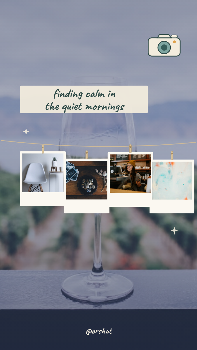 Cozy Polaroid Photo-String Story — Cool Dusk Aesthetic