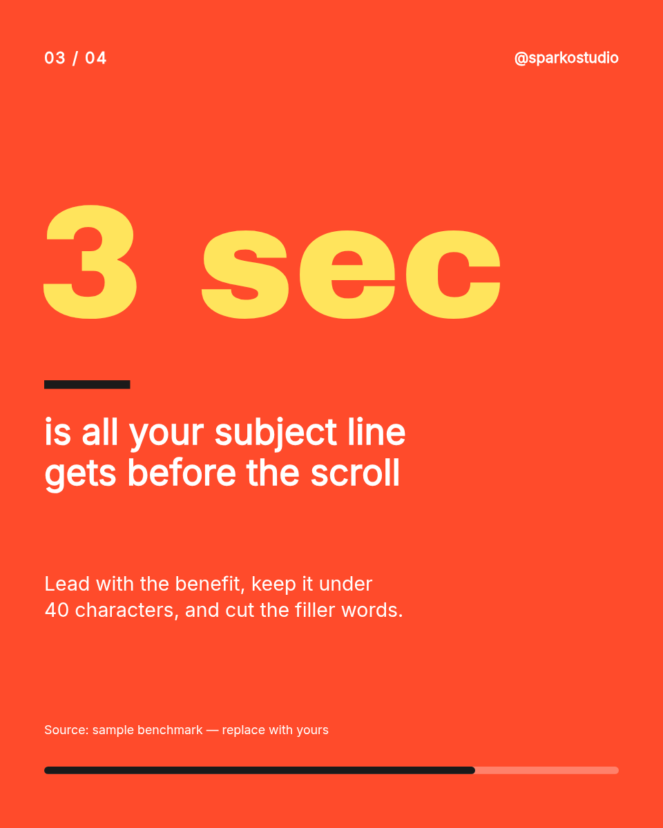 Instagram Carousel Template — Stat Slides, Tomato & Yellow - Page 4