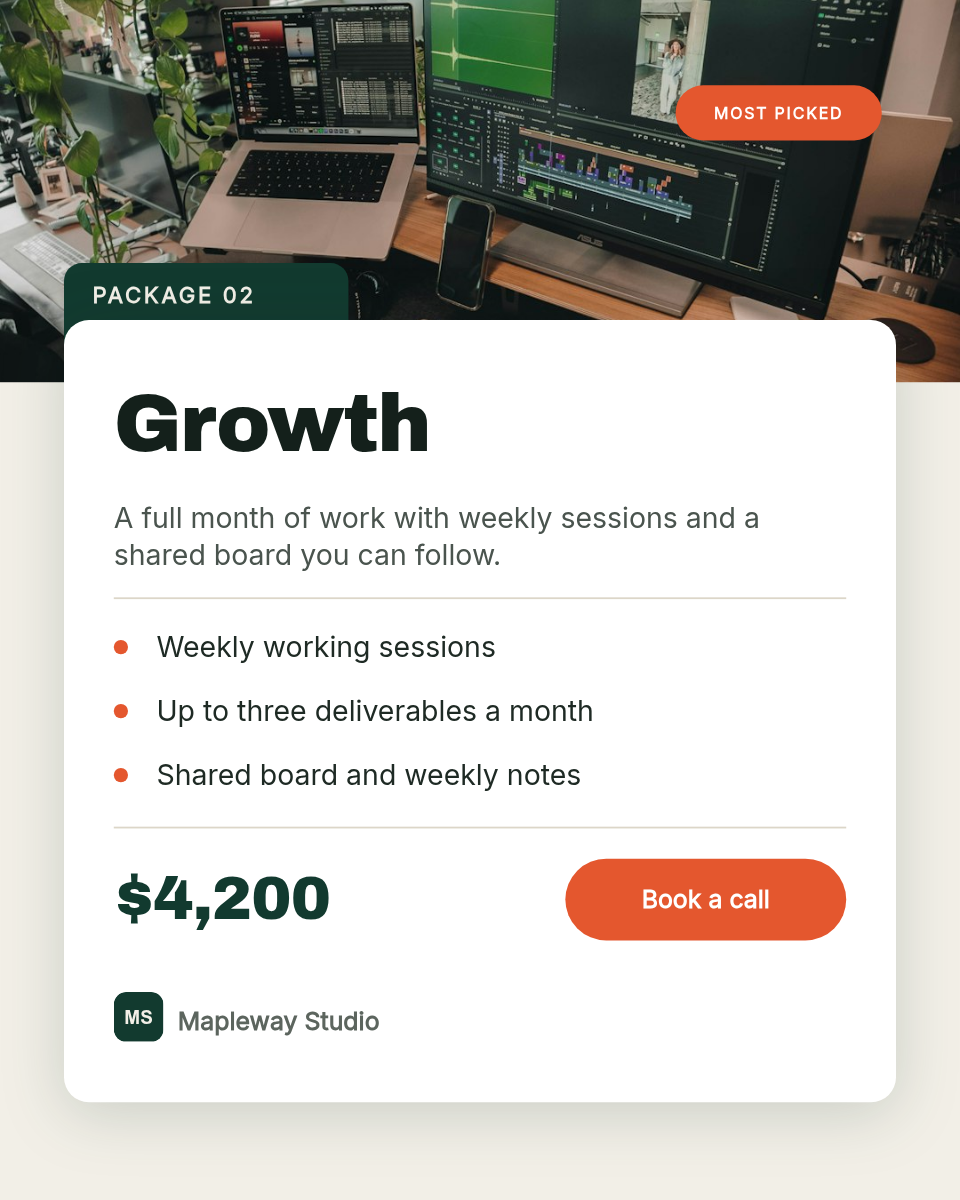 Service packages tier carousel - Page 2