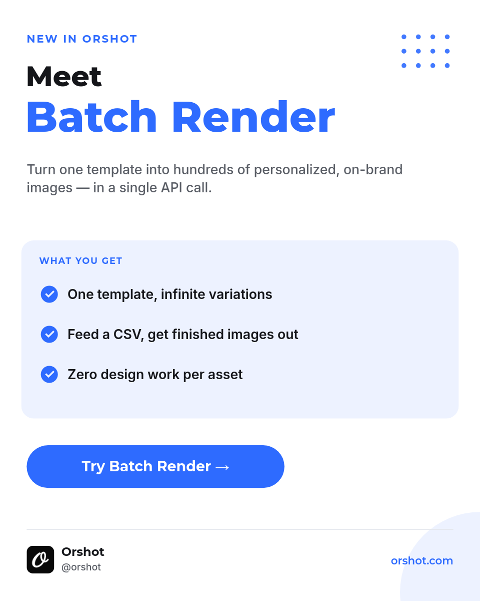 Bold White & Electric-Blue Feature Announcement — Montserrat Headline, Benefit Checklist & CTA Pill