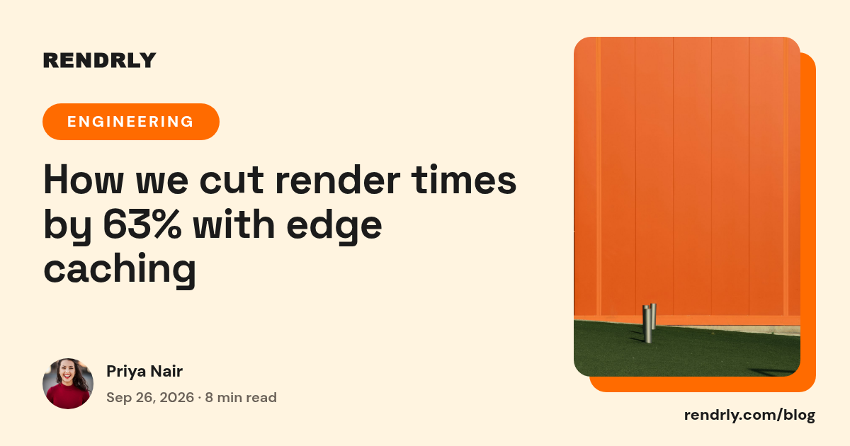 Blog OG Image Template 1200x630 — Cream & Orange