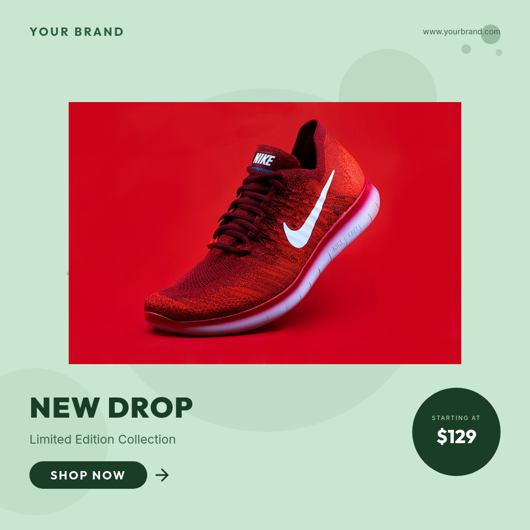 Product Showcase — Bold Pastel Drop