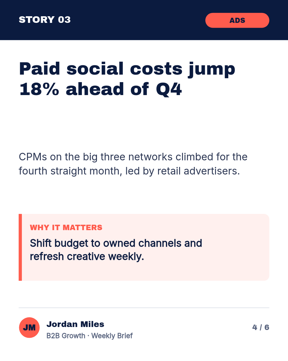 LinkedIn Carousel Template — Weekly Industry News Roundup - Page 4