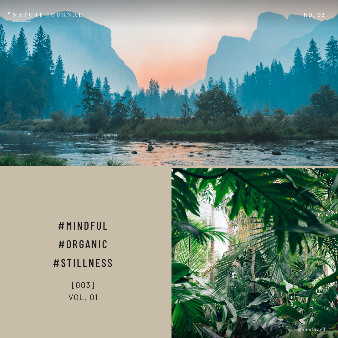 Muted Nature Photo Grid Visual Journal