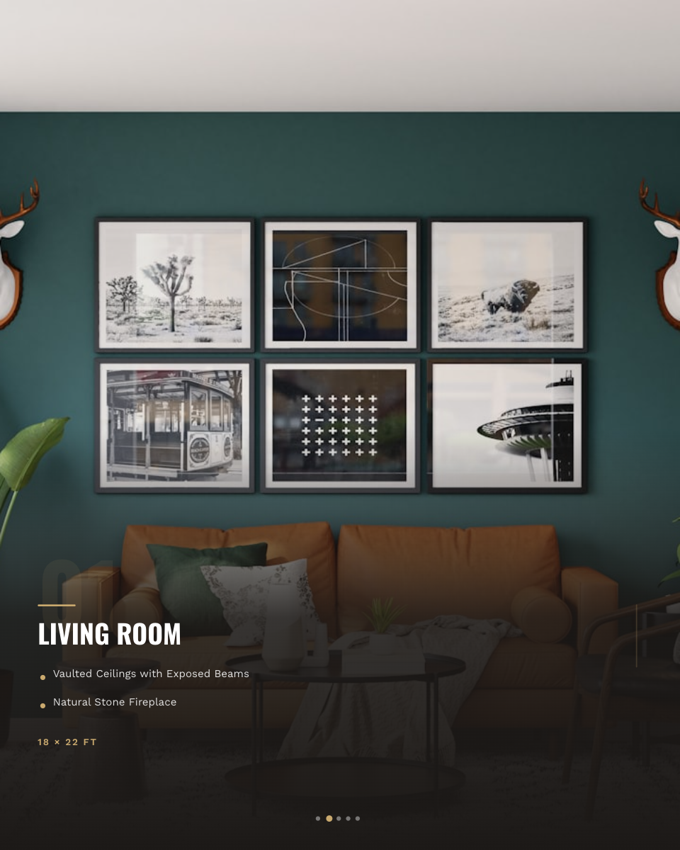 Charcoal Gold Property Tour Carousel with Room Specs - Page 2