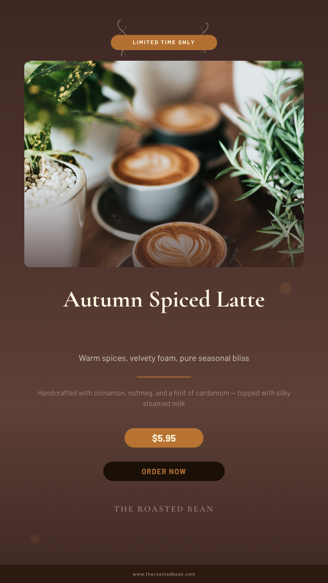 Seasonal Coffee Drink Launch Story