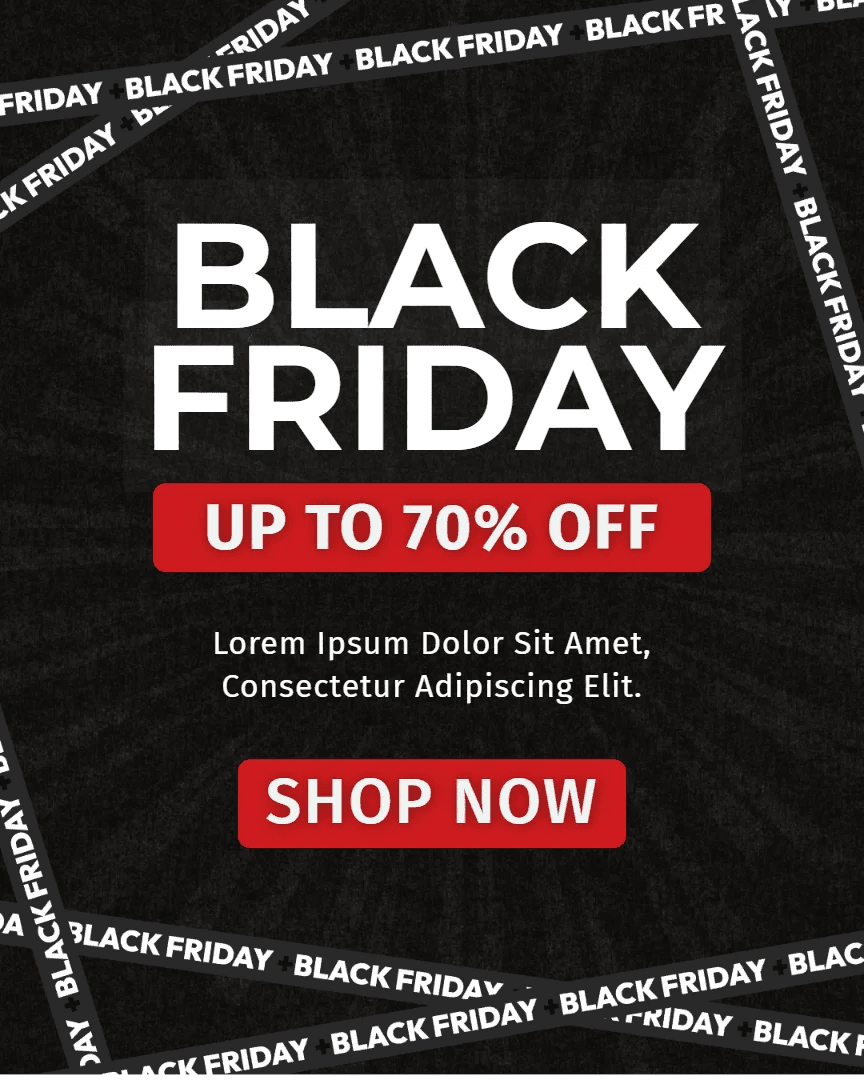 Black Friday Promo Banner Template